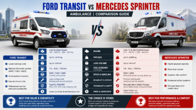 Ford Transit Ambulance vs Mercedes Sprinter | Complete Comparison Guide